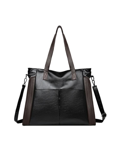 Replica Versatile Contrast Color Large Capacity Tote Bags #798754 $20.49 USD for Wholesale