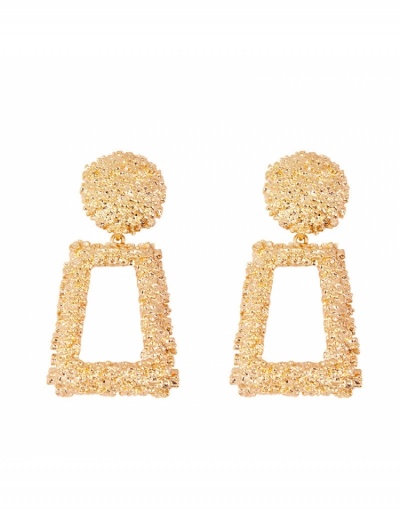  Personality Pure Color Geometric Women's Earrings #798758 $5.70 USD, Wholesale Fashion Earrings