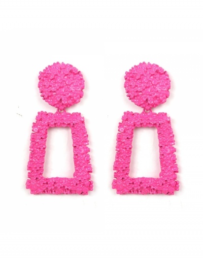 Replica  Personality Pure Color Geometric Women's Earrings #798758 $5.70 USD for Wholesale