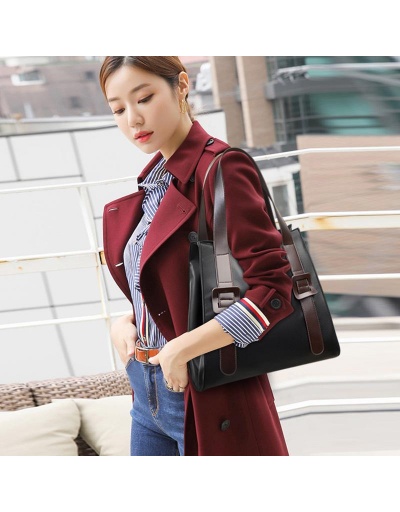 Replica Contrast Color Travel  Casual Shoulder Tote Bags #798760 $34.35 USD for Wholesale