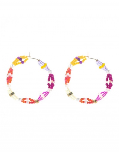 Replica  Bohemian Fashion Creative O-Shaped Earrings   #798766 $8.46 USD for Wholesale