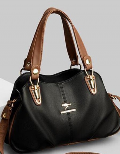 Replica Vintage Solid Ladies Handbag Tote Bag For Work #798772 $37.63 USD for Wholesale