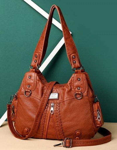 Replica Vintage Solid Ladies Handbag Tote Bag  #798774 $31.02 USD for Wholesale