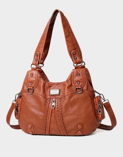 Replica Vintage Solid Ladies Handbag Tote Bag  #798774 $31.02 USD for Wholesale