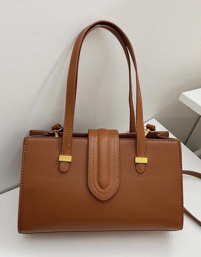 Stylish Chic Solid Zipper Shoulder Tote Bag For Work #798790 $24.38 USD, Wholesale Fashion Tote Bag