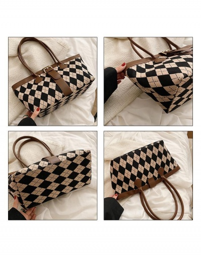 Replica Korean LO Style Geometric Rhombus Tote Bags #798793 $21.06 USD for Wholesale