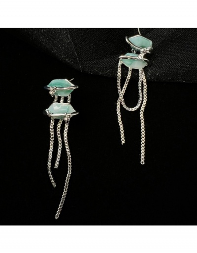 Replica  Versatile Tassels Chain Women's Earrings #798796 $12.38 USD for Wholesale