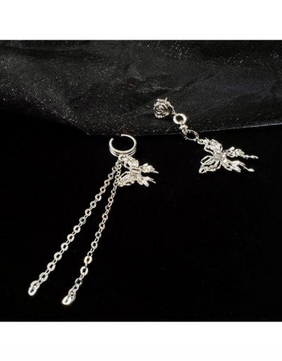 Replica Fashion Pure Color Butterfly Pattern Chain Women's Earrings #798798 $11.49 USD for Wholesale