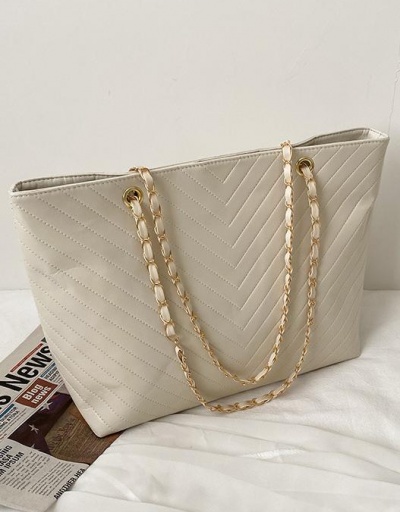 Replica Trendy Solid High Capacity Shoulder Tote Bag #798809 $10.61 USD for Wholesale