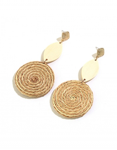 Replica  European Elegant Weave Women's Earrings #798812 $8.12 USD for Wholesale