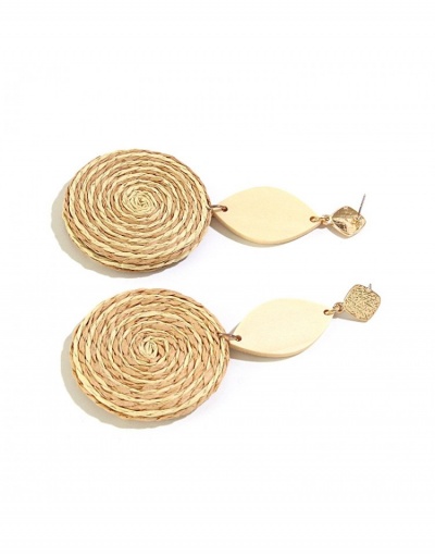 Replica  European Elegant Weave Women's Earrings #798812 $8.12 USD for Wholesale