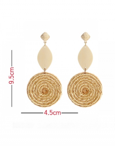 Replica  European Elegant Weave Women's Earrings #798812 $8.12 USD for Wholesale