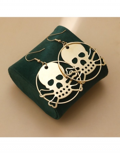 Replica  Retro Fashion Punk Skull Earrings #798814 $3.87 USD for Wholesale