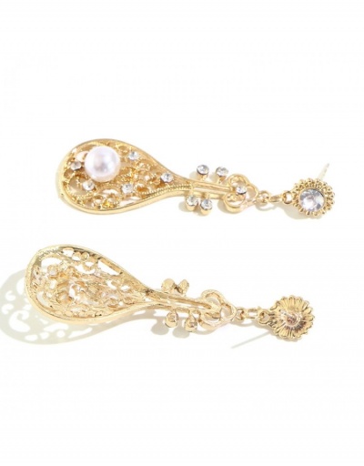 Replica  Summer New Pearl Rhinestone Temperament Retro Earrings #798825 $7.53 USD for Wholesale