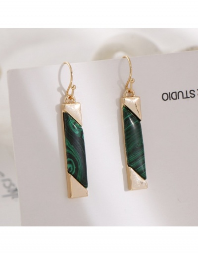 Replica Korean Fashion Color Block Elegant Women's Earrings #798827 $6.59 USD for Wholesale