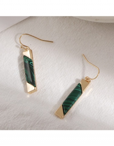 Replica Korean Fashion Color Block Elegant Women's Earrings #798827 $6.59 USD for Wholesale