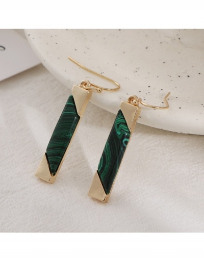 Replica Korean Fashion Color Block Elegant Women's Earrings #798827 $6.59 USD for Wholesale