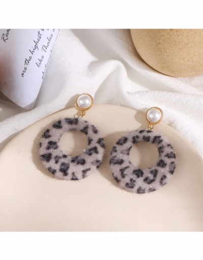 Replica Korean Fashion Leopard Retro Earrings #798828 $6.63 USD for Wholesale