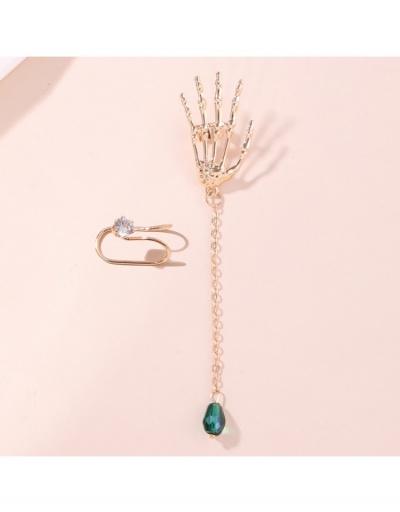 Replica  Fashion Personalized Long PalmSkull Earring   #798832 $4.89 USD for Wholesale