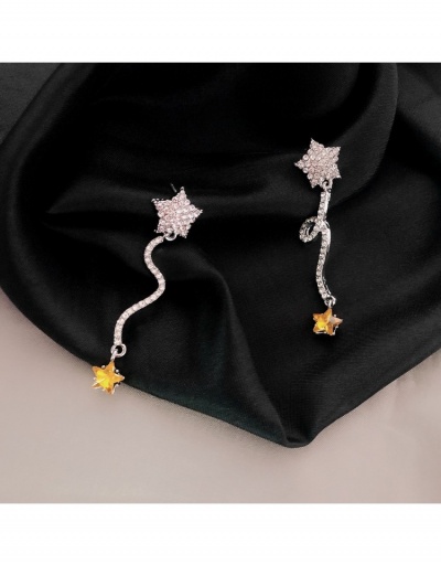 Replica Women Fashion Rhinestone Long Earrings #798838 $5.49 USD for Wholesale