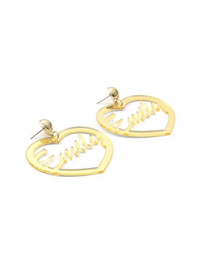 Replica  Exaggerated Heart Letter Women's Earrings #798842 $7.02 USD for Wholesale