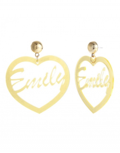 Replica  Exaggerated Heart Letter Women's Earrings #798842 $7.02 USD for Wholesale