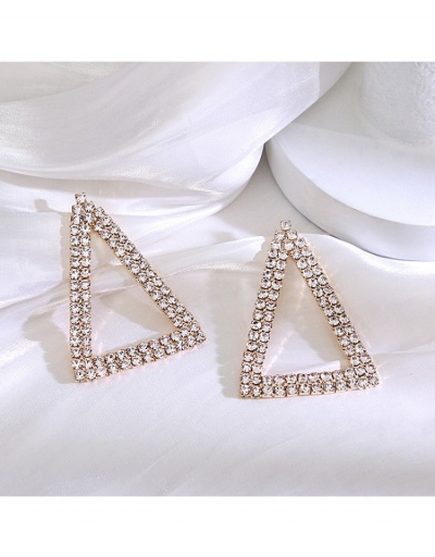 Replica Geometric Pattern Rhinestone Earrings For Women #798846 $7.80 USD for Wholesale