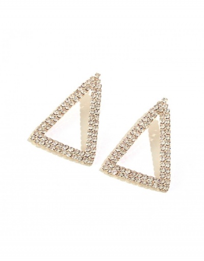 Replica Geometric Pattern Rhinestone Earrings For Women #798846 $7.80 USD for Wholesale