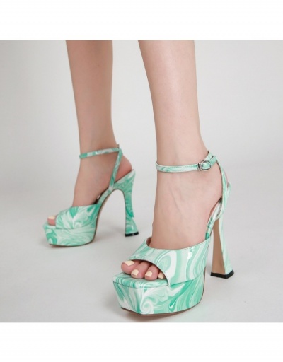 Replica New Fashion Sandals Ankle Strap Heels  #798855 $43.35 USD for Wholesale