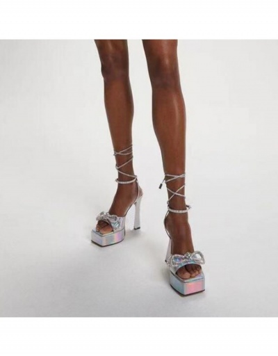 Fashion Rhinestone Bow Strap Sandals Heels  #798858 $48.49 USD, Wholesale Fashion Heels