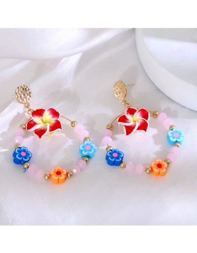  Simple Design Flower Fresh Earrings #798861 $7.83 USD, Wholesale Fashion Earrings