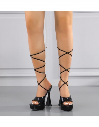 Replica New Sexy Ankle Strap Super High Heels  #798862 $48.55 USD for Wholesale