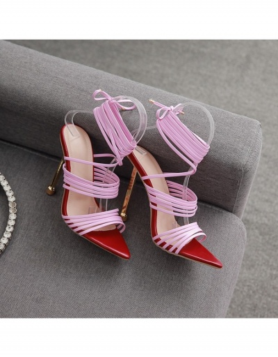 Replica Fashion Ankle Strap Heels Nightclub Stilettos #798864 $43.31 USD for Wholesale