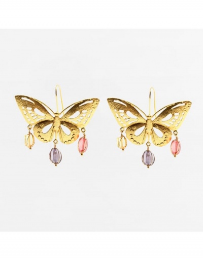 Replica Fashion Style Butterfly Earrings For Women #798870 $7.48 USD for Wholesale