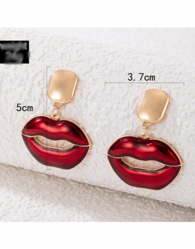 Replica Women Design Red Drop Earrings  #798875 $4.40 USD for Wholesale