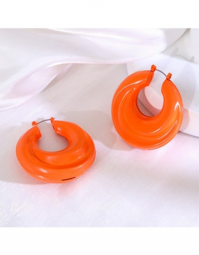  Bright  U-shaped Symmetrical Retro Temperament Earrings  #798877 $6.62 USD, Wholesale Fashion Earrings