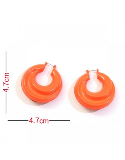 Replica  Bright  U-shaped Symmetrical Retro Temperament Earrings  #798877 $6.62 USD for Wholesale