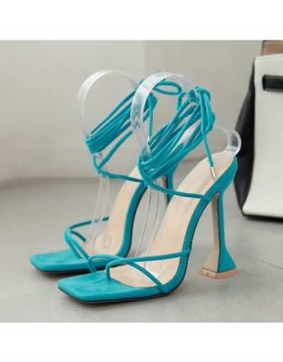 Replica  Summer New Pure Color Goblet Heel Sandals #798880 $38.32 USD for Wholesale