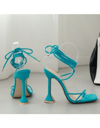 Replica  Summer New Pure Color Goblet Heel Sandals #798880 $38.32 USD for Wholesale