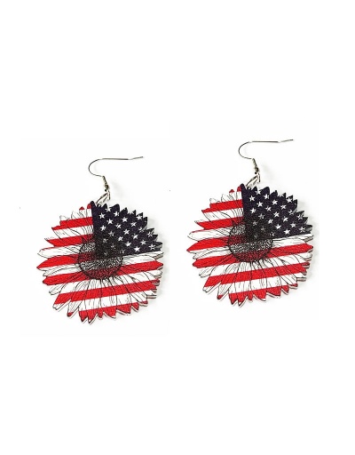 Replica  Butterfly Pattern  American Flag Chic Cute Pendant Earrings #798881 $5.56 USD for Wholesale