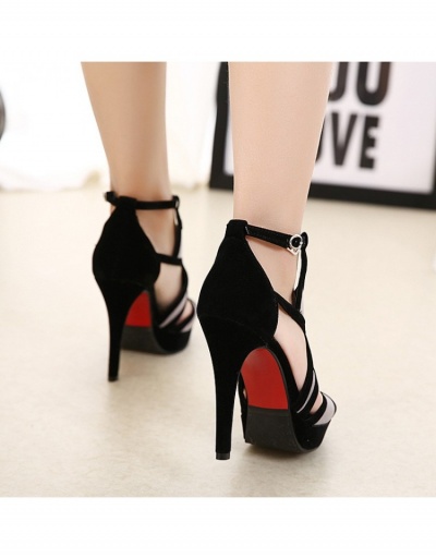 Replica Trendy Peep-Toe Colorblock Stiletto Heels #798888 $36.87 USD for Wholesale