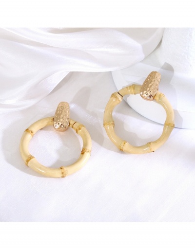 Fashion Simple Bamboo Woven Earrings For Women #798893 $8.96 USD, Wholesale Fashion Earrings