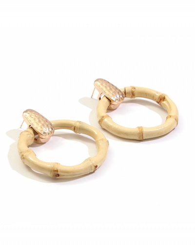 Replica Fashion Simple Bamboo Woven Earrings For Women #798893 $8.96 USD for Wholesale