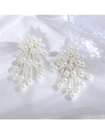 Replica Fashion Simple Faux Pearl Pure Color Women's Earrings #798895 $9.10 USD for Wholesale