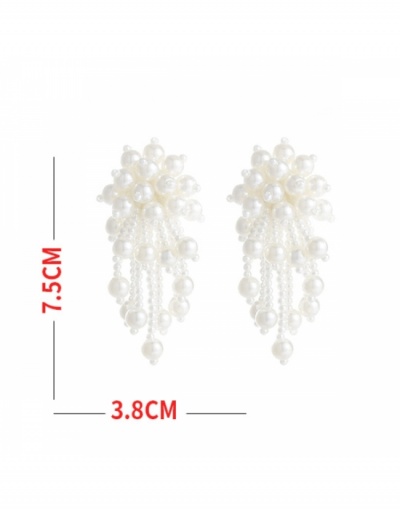 Replica Fashion Simple Faux Pearl Pure Color Women's Earrings #798895 $9.10 USD for Wholesale