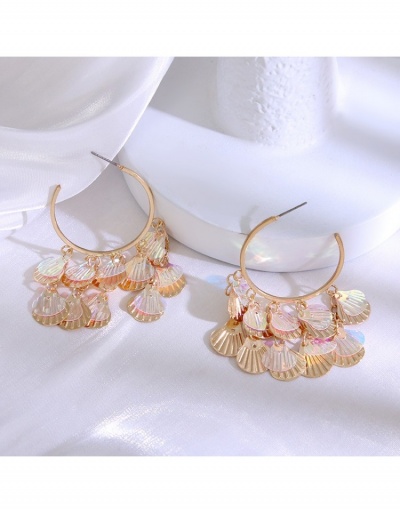  Retro Female Sequins Tassels Beach Earrings #798901 $8.45 USD, Wholesale Fashion Earrings