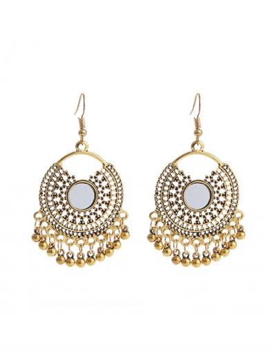 Replica  Retro Style Tassel Hollow Out Solid Color Casual  Earrings #798903 $7.85 USD for Wholesale