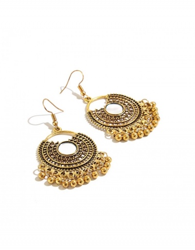 Replica  Retro Style Tassel Hollow Out Solid Color Casual  Earrings #798903 $7.85 USD for Wholesale