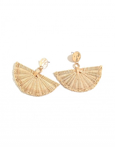 Replica  New Exaggerated Retro Style Fan-shaped Pendant Earrings   #798912 $7.83 USD for Wholesale