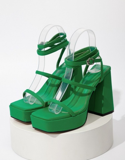 Replica Trendy Stylish Chunky Heeled Sandals #798915 $39.53 USD for Wholesale